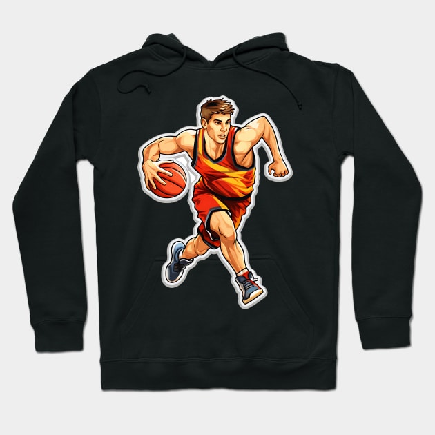 Basketball training equipment for dribbling skills Hoodie by Printashopus